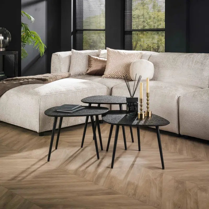 Table Gigogne Metal Noir