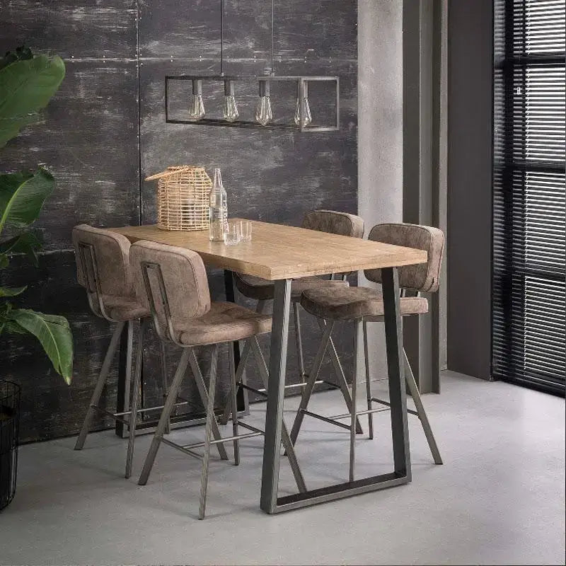 Table Haute Mange Debout Industriel