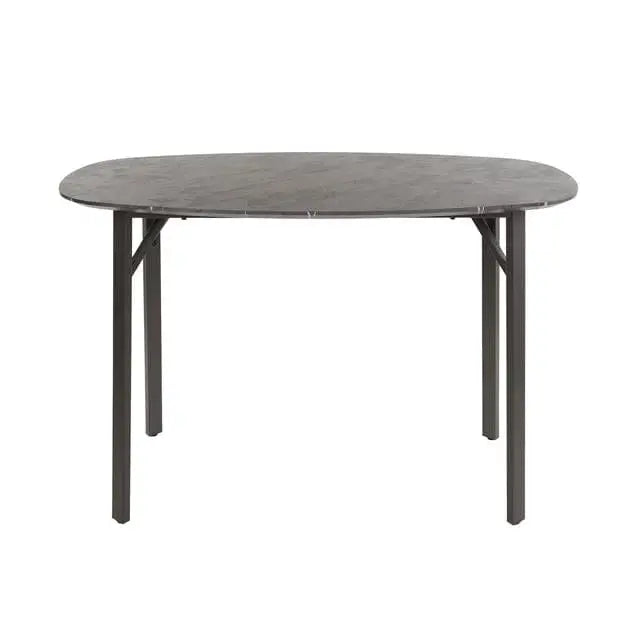 Table Haute Noir dans un Intérieur Contemporain