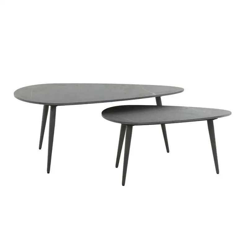 Ensemble de tables basses en céramique - Design moderne