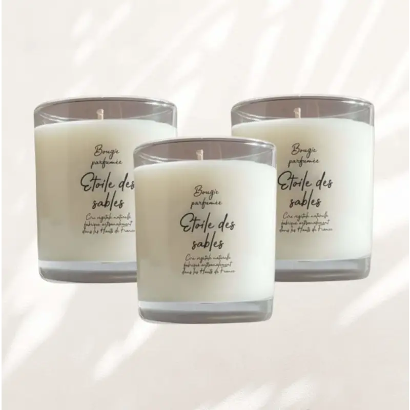 Bougie Parfumée Senteur  Poudre de Riz Coffret cadeau