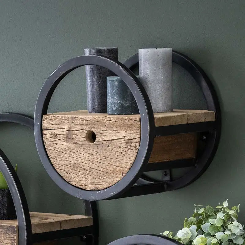 Étagères Murales Bois Et Métal