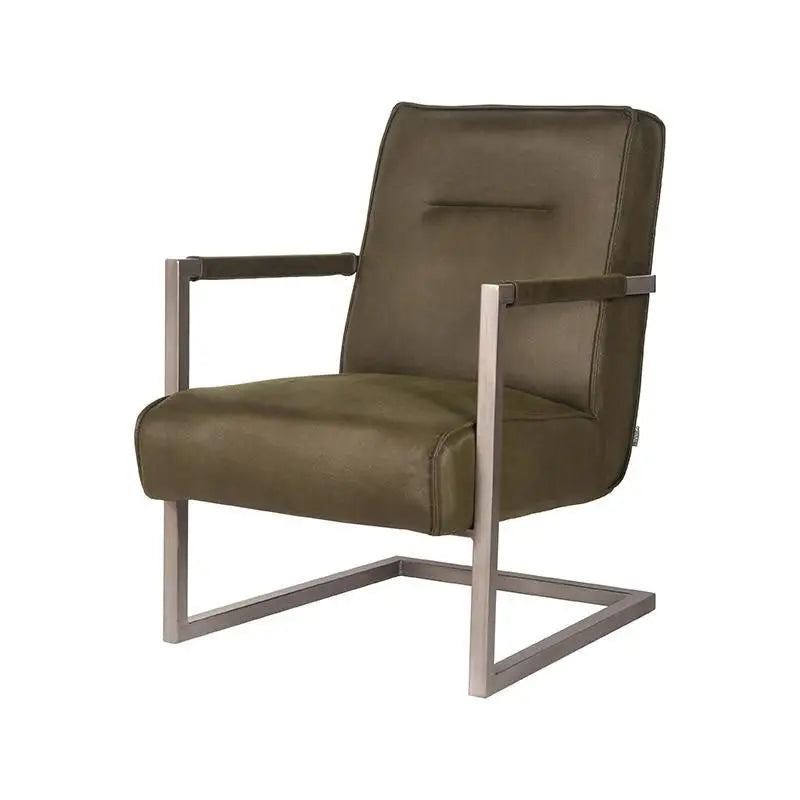 Chaise Industrielle en tissu microfibre avec accoudoirs lyadesign Camoufflage 