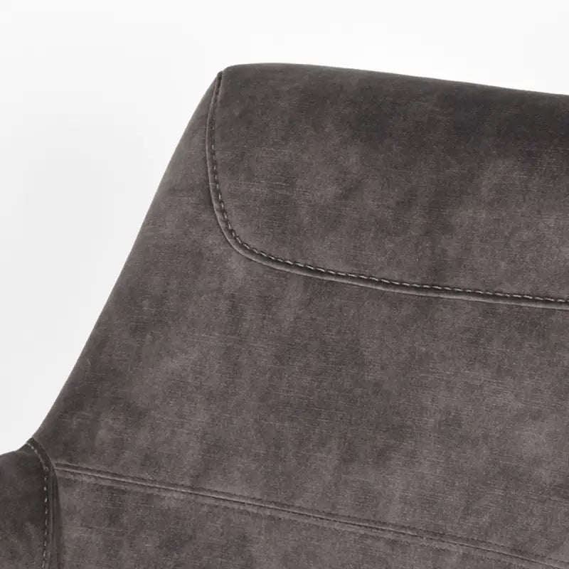 Chaise Industrielle en velours avec accoudoirs lyadesign 