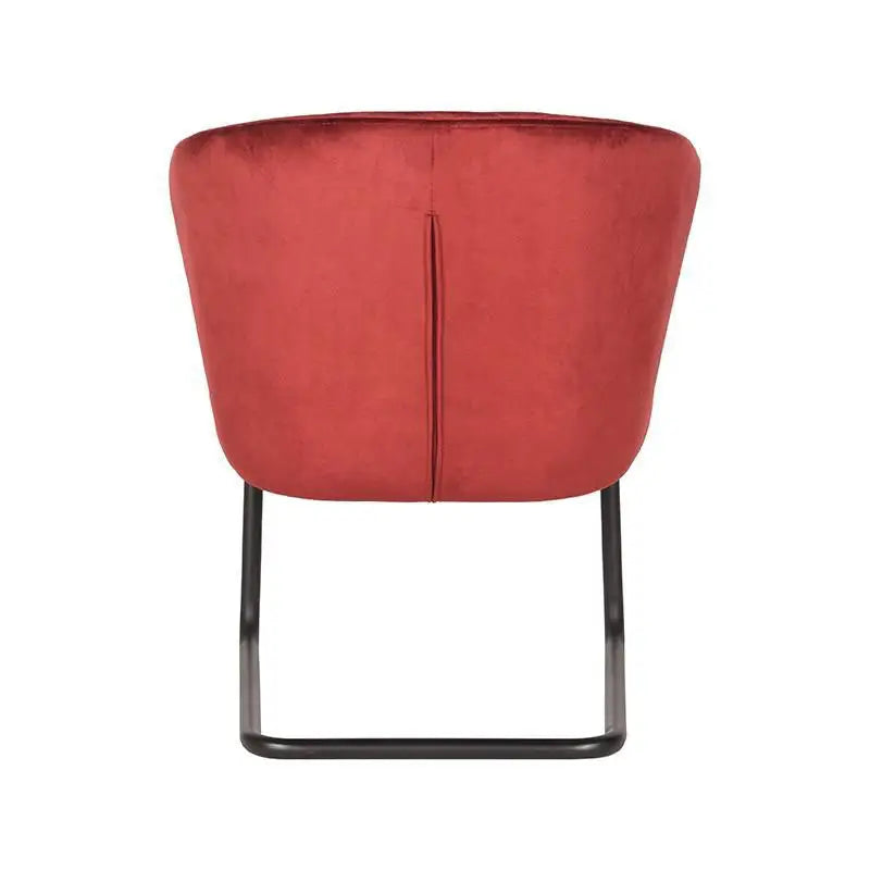 Chaise Industrielle ronde en velours lyadesign 