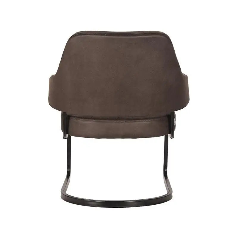 Chaise industrielle ronde sur pieds métal lyadesign 