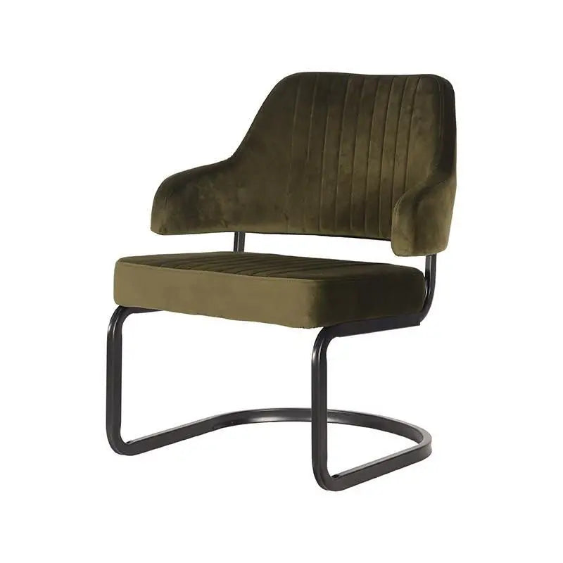 Chaise industrielle ronde sur pieds métal lyadesign Army 