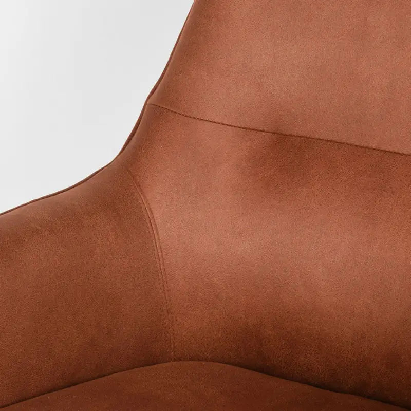 Chaise Industrielle rotative en tissu avec accoudoirs lyadesign 