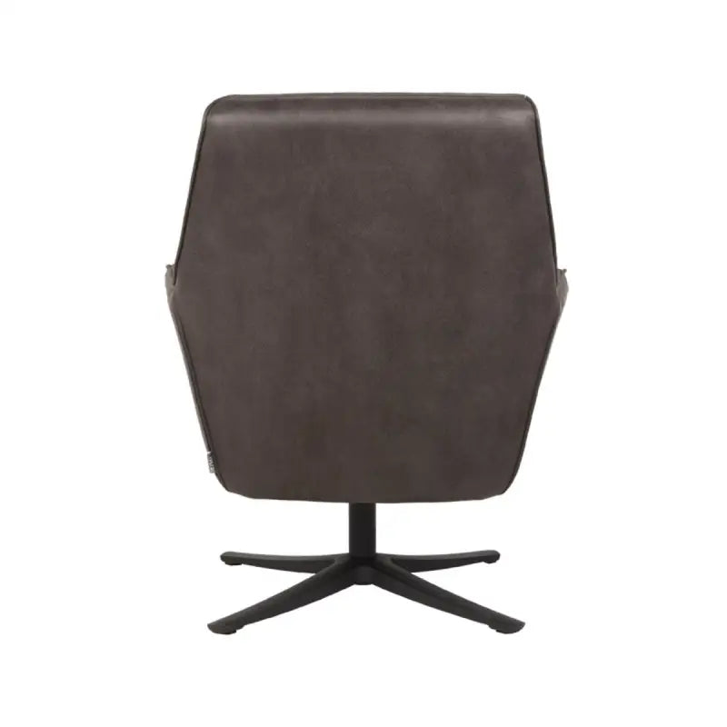 Chaise Industrielle rotative en tissu avec accoudoirs lyadesign 