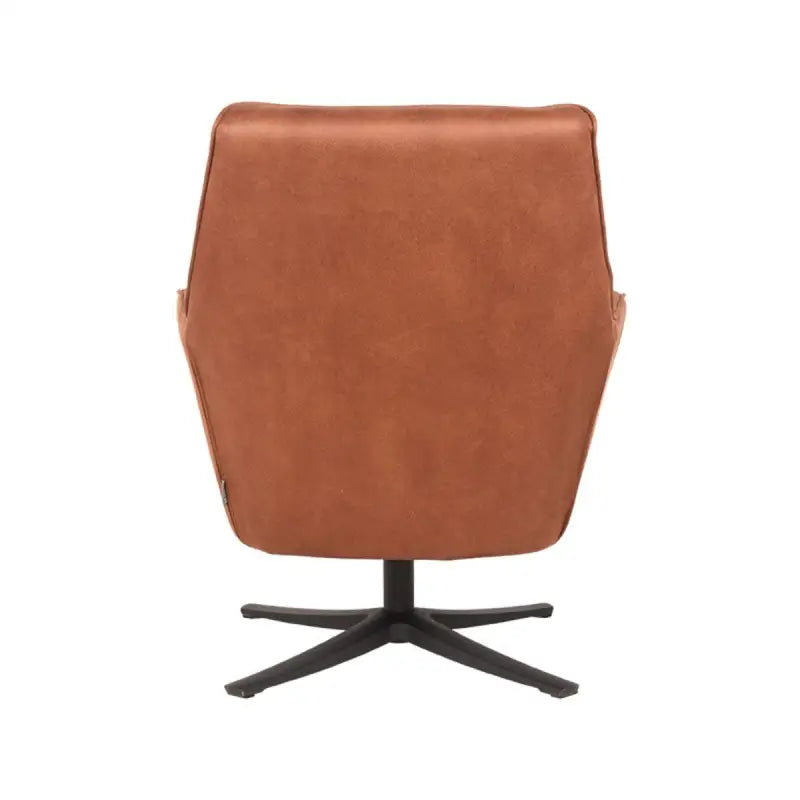 Chaise Industrielle rotative en tissu avec accoudoirs lyadesign 