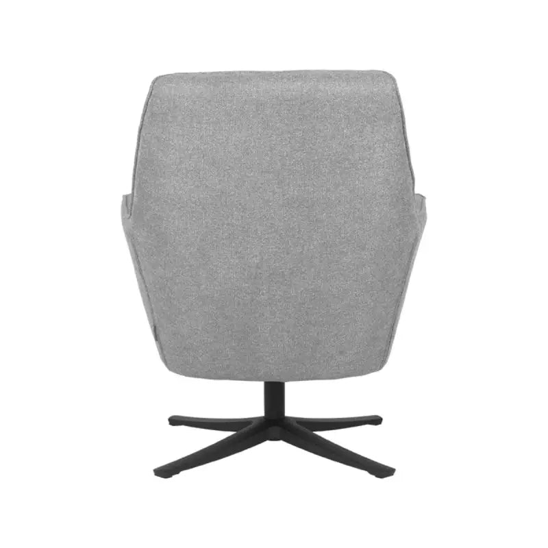 Chaise Industrielle rotative en tissu avec accoudoirs lyadesign 