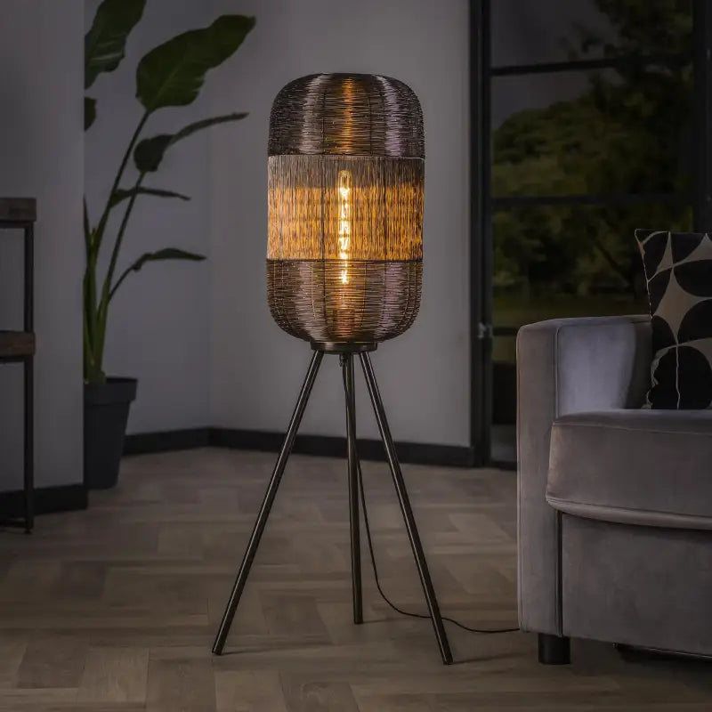 Lampe de Salon sur Pied Industrielle - Design
