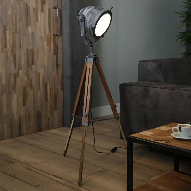 Lampadaire Industriel Sur Pied Projecteur