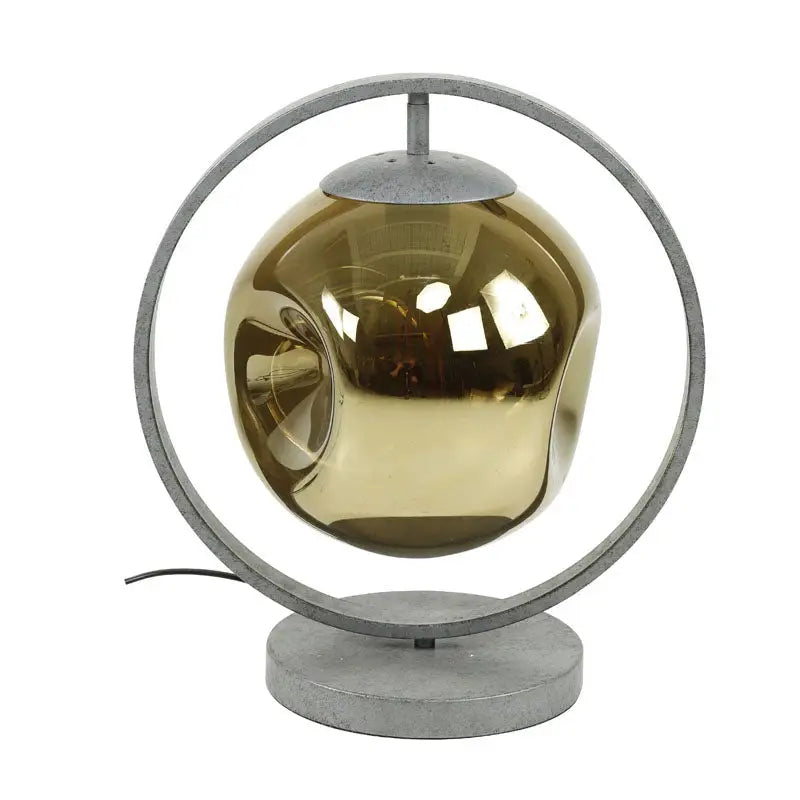 Lampe De Table Industrielle Verre Écrasé lyadesign 