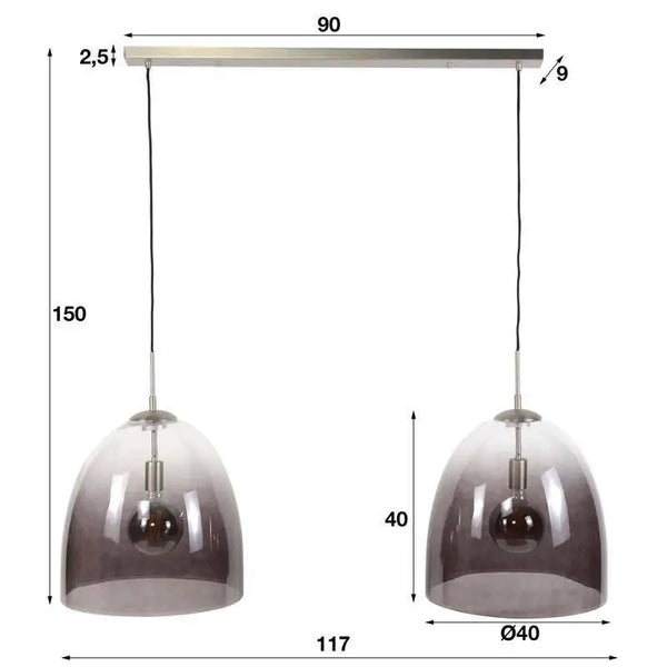 Suspension Luminaire Verre Carafe : Une Merveille d'Art - lyadesign