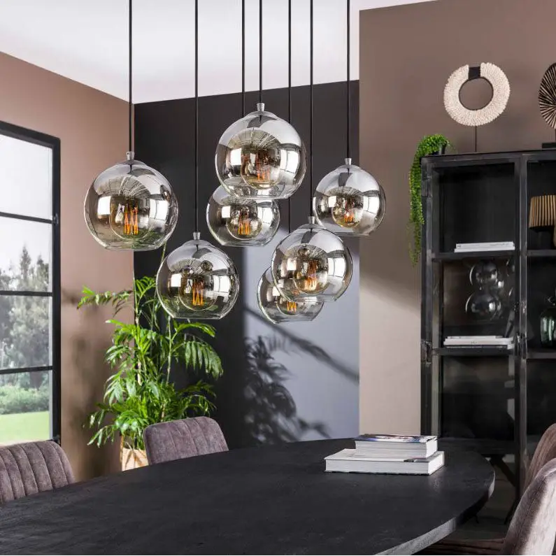 Rétro Suspension Luminaire En Verre, Lustre Plafonnier Moderne Minimaliste Edison E27 Lampe Rétro Suspension Luminaire En Verre, Lustre Plafonnier Moderne Minimaliste Edison E27 Lampe