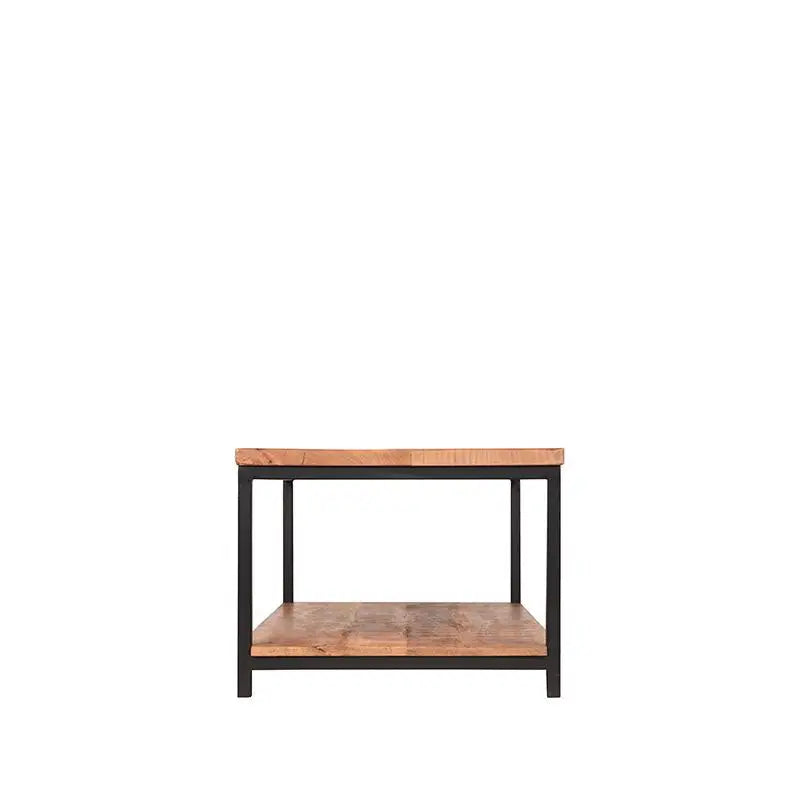 Table Basse Industrielle Rectangulaire Deux Plateaux 110x60 lyadesign 