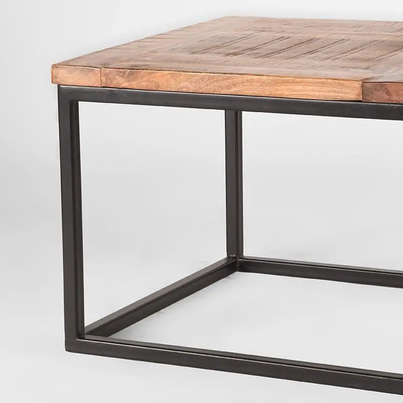 Table Basse Industrielle Carrée 60x60 lyadesign 