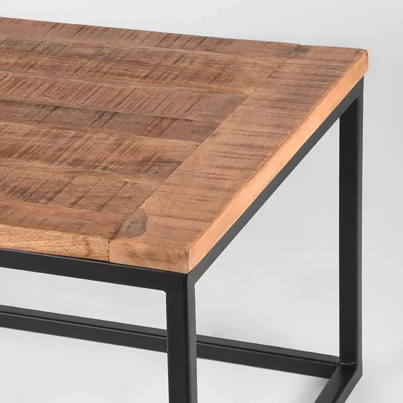 Table Basse Industrielle Rectangle 100x65 lyadesign 