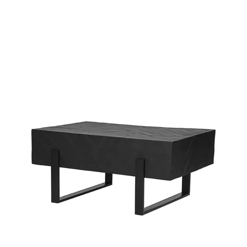 Table Basse Coffre Industrielle Noire