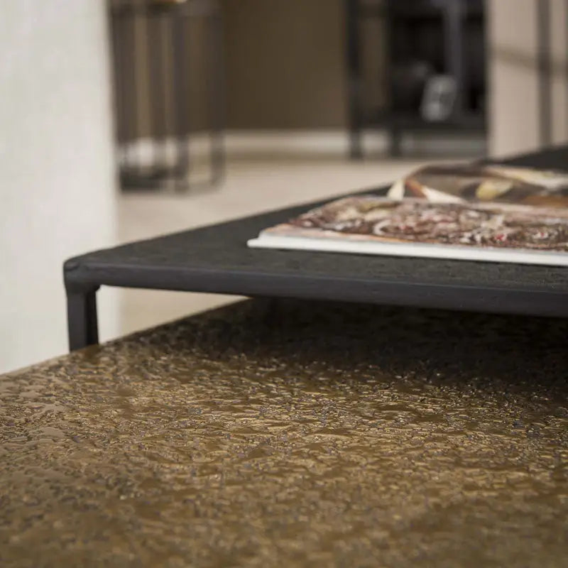 Tables Basses Industrielles Métalliques Set De 2 lyadesign 